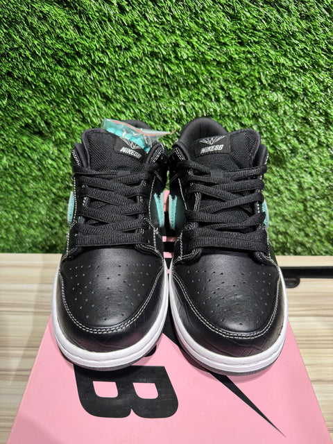 Nike SB Dunk Low Diamond Supply Co. Black Diamond Sz 8