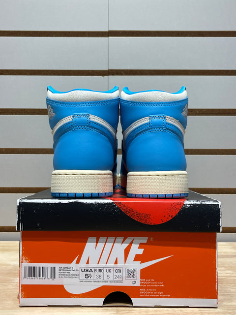 Jordan 1 Retro High OG UNC Reimagined (GS) Sz 5.5Y