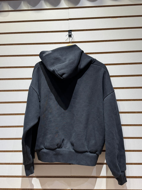 Fear of God Essentials Classic Fleece Hoodie Vintage Black Sz M