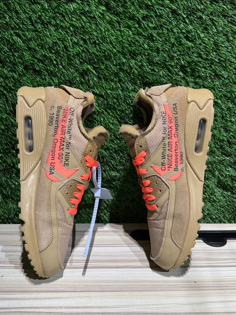 Nike Air Max 90 Off-White Desert Ore Sz 9