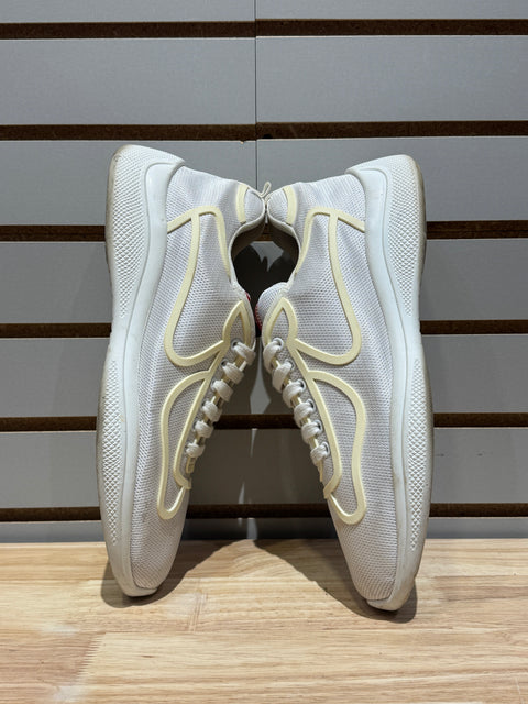Prada America's Cup White Sail Cream Sz 9