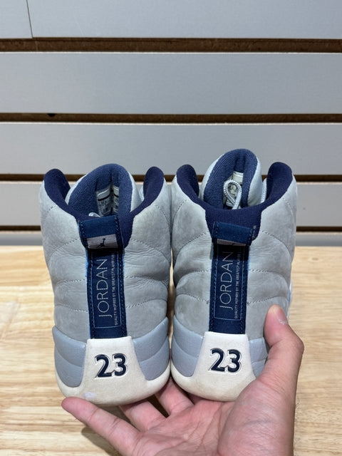 Jordan 12 Retro Grey University Blue Sz 10.5