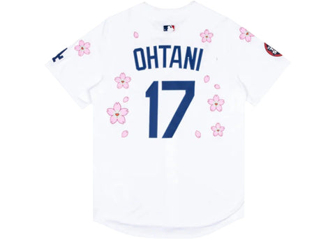 Nike x Takashi Murakami x MLB World Tour Tokyo Series 2025 Dodgers Ohtani Jersey White Sz XL