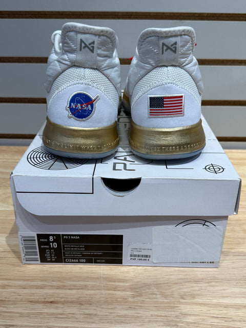 Nike PG 3 NASA White Sz 8.5
