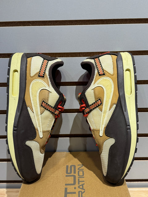 Nike Air Max 1 Travis Scott Cactus Jack Baroque Brown Sz 11