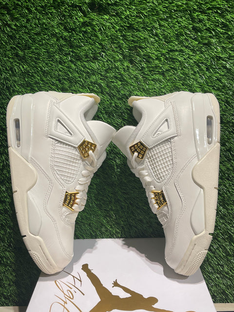 Jordan 4 Retro Metallic Gold (Women's) Sz 6.5M