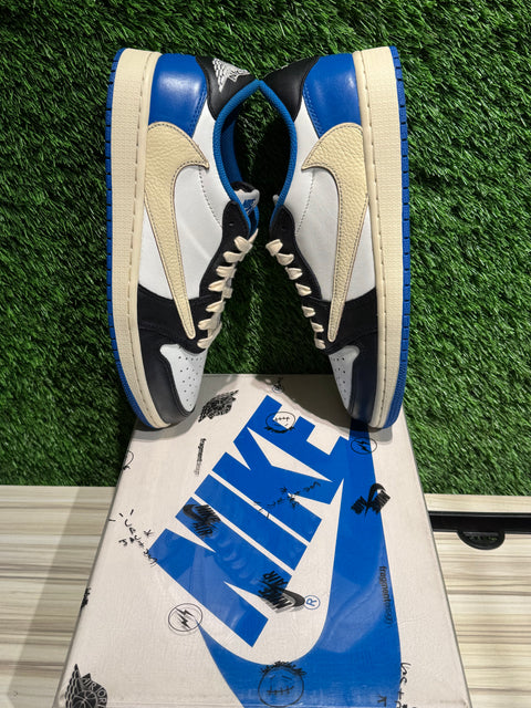 Jordan 1 Retro Low OG SP Fragment x Travis Scott Sz 9