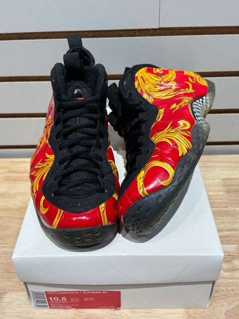 Nike Air Foamposite One Supreme Red Sz 10.5