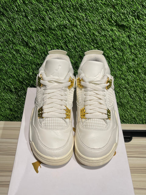 Jordan 4 Retro Metallic Gold (Women's) Sz 5M