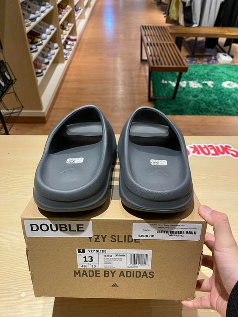 adidas Yeezy Slide Slate Grey Sz 13