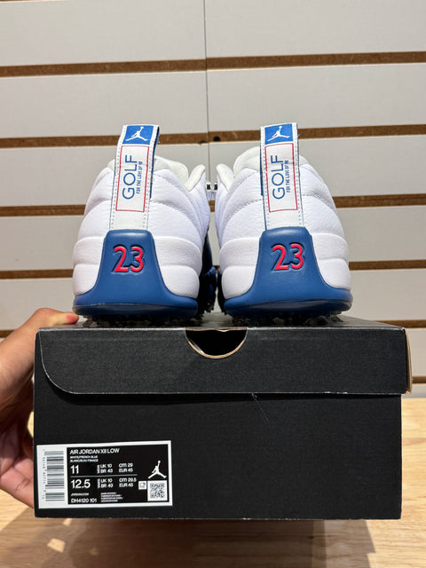 Jordan 12 Retro Low Golf French Blue Sz 11