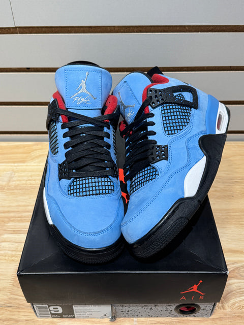 Jordan 4 Retro Travis Scott Cactus Jack Sz 9