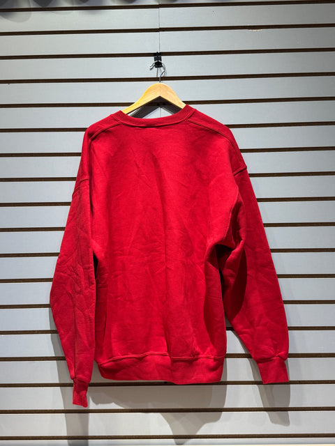 Vintage Jerzees Crayola Crayons Embroidered Red Crewneck Sweatshirt Sz XXL