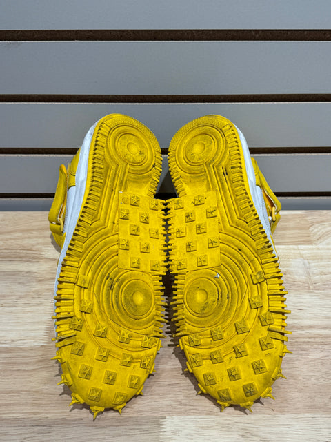 Nike Air Force 1 Mid SP Off-White Varsity Maize Sz 10.5