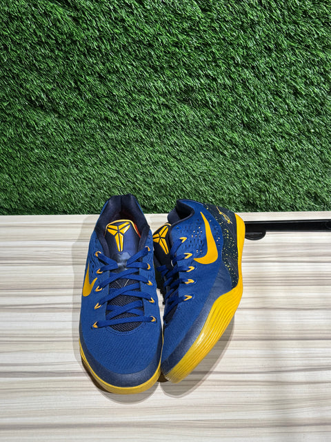 Nike Kobe 9 EM Gym Blue University Gold Sz 8.5