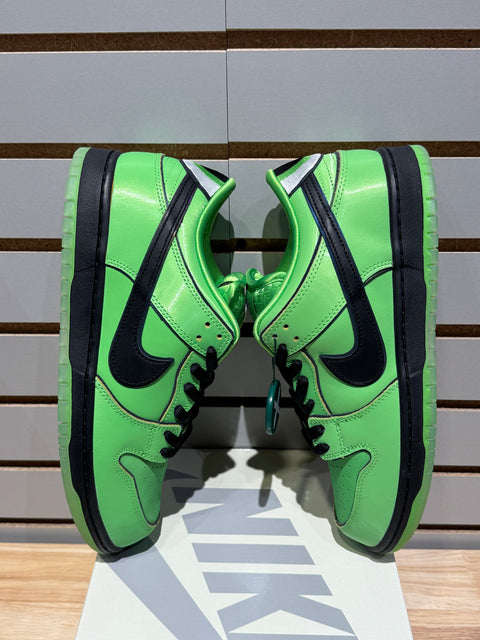 Nike SB Dunk Low The Powerpuff Girls Buttercup Sz 10.5