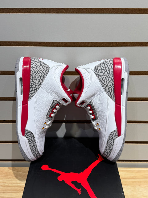 Jordan 3 Retro Cardinal (GS) Sz 6.5Y