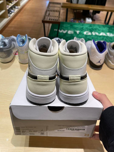 Jordan 1 Mid Coconut Milk (Women's) Sz 7Y/8.5W