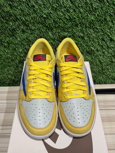 Jordan 1 Retro Low OG SP Travis Scott Canary (Women's) Sz 10.5W/9M