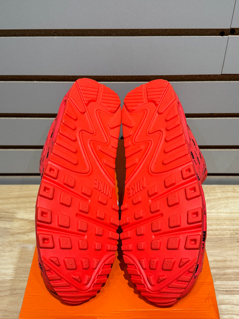 Nike Air Max 90 Just Do It Pack Bright Crimson Sz 12