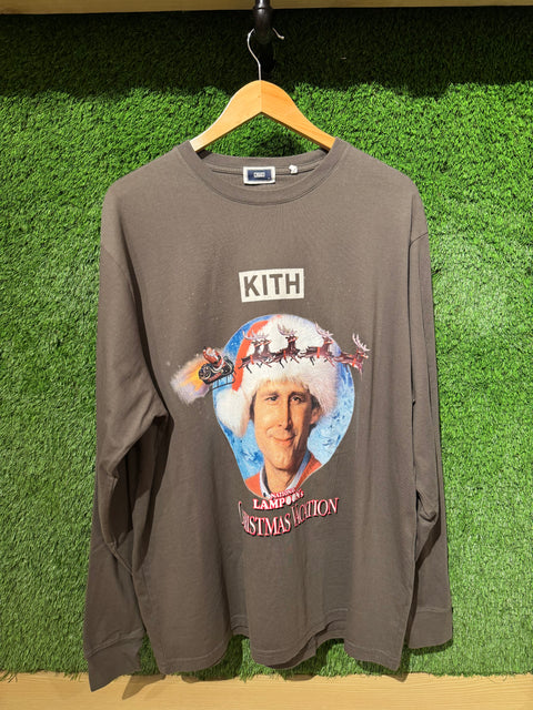 Kith National Lampoon Christmas L/S Tee Pavement Sz XL