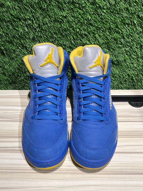 Jordan 5 Retro JSP Laney Varsity Royal Sz 9.5M