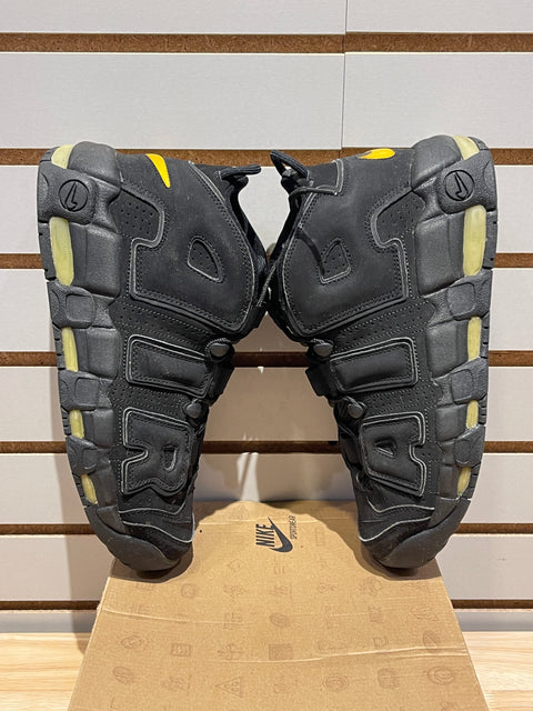 Nike Air More Uptempo Black Volt Sz 9.5