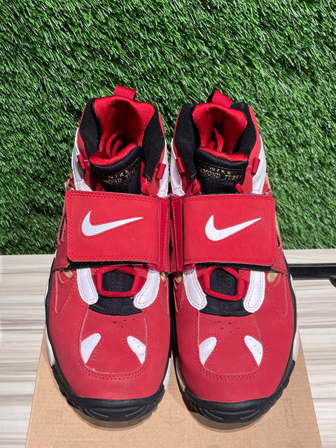 Nike Air Diamond Turf II Red Gold (2012) Sz 9