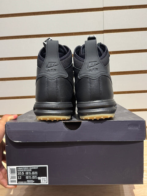 Nike Lunar Force 1 Duckboot Black Gum Sz 10.5