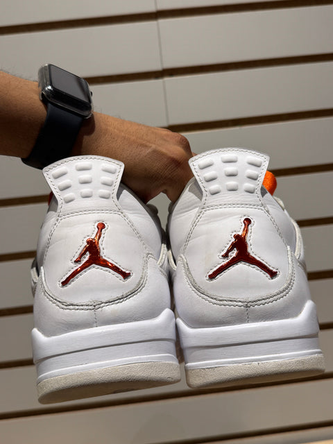Jordan 4 Retro Metallic Orange Sz 11