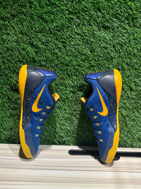 Nike Kobe 9 EM Gym Blue University Gold Sz 8.5