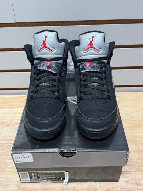 Jordan 5 Retro Black Metallic (2007) (GS) Sz 6.5Y