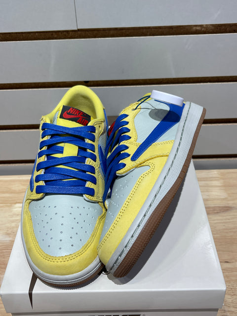Jordan 1 Retro Low OG SP Travis Scott Canary (Women's) Sz 7.5W/6M