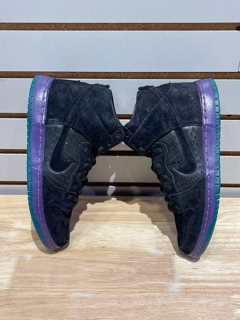 Nike SB Dunk High Black Grape Sz 8.5M
