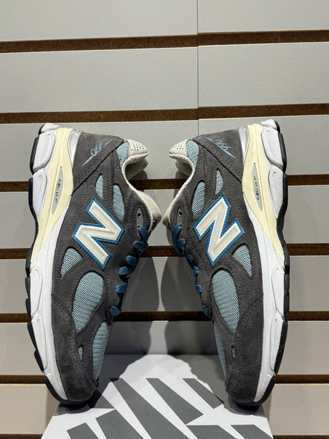 New Balance 990v3 MiUSA Kith Steel Blue Sz 6M