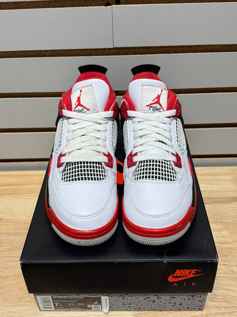 Jordan 4 Retro Fire Red (2020) (GS) Sz 7Y