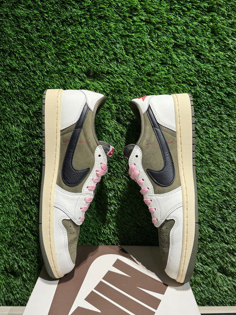 Jordan 1 Retro Low OG SP Travis Scott Medium Olive Sz 12