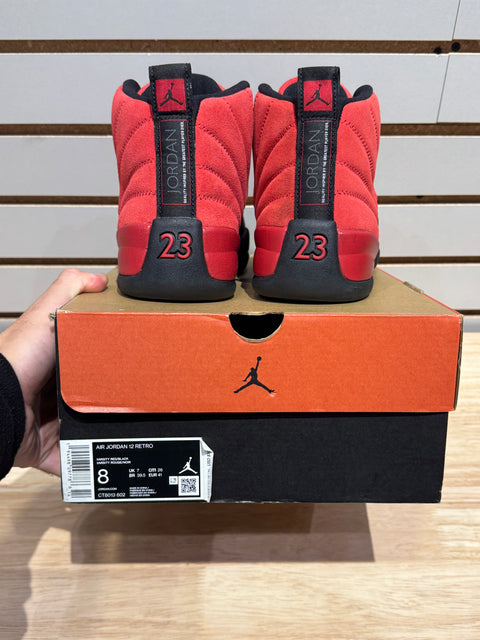 Jordan 12 Retro Reverse Flu Game Sz 8