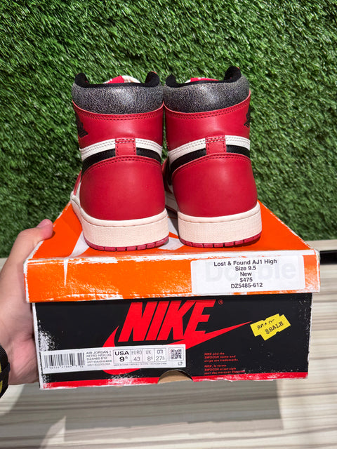 Jordan 1 Retro High OG Chicago Lost and Found Sz 9.5M