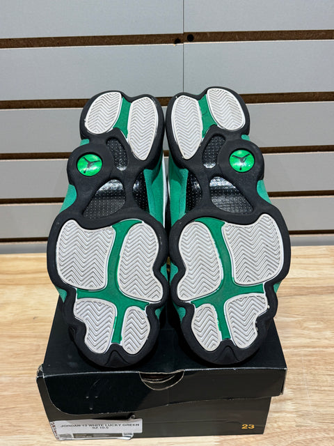 Jordan 13 Retro White Lucky Green Sz 10.5