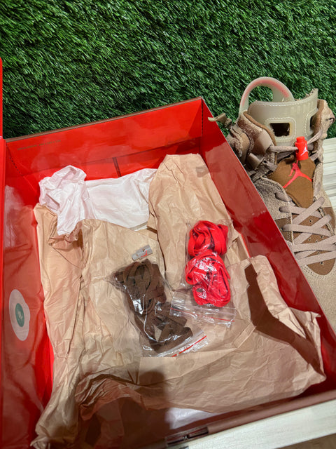 Jordan 6 Retro Travis Scott British Khaki Sz 11M