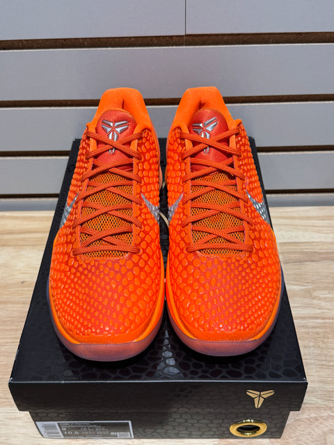 Nike Kobe 6 Protro Total Orange Sz 9