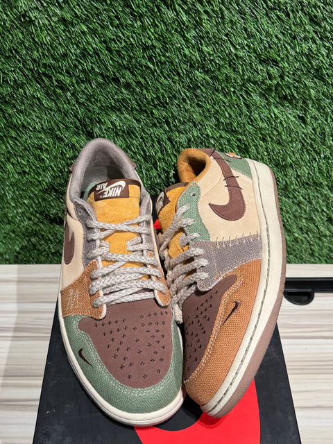 Jordan 1 Retro Low OG Zion Williamson Voodoo Sz 10