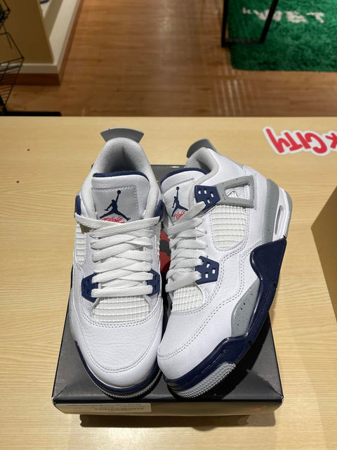 Jordan 4 Retro Midnight Navy (GS) Sz 4Y/5.5W