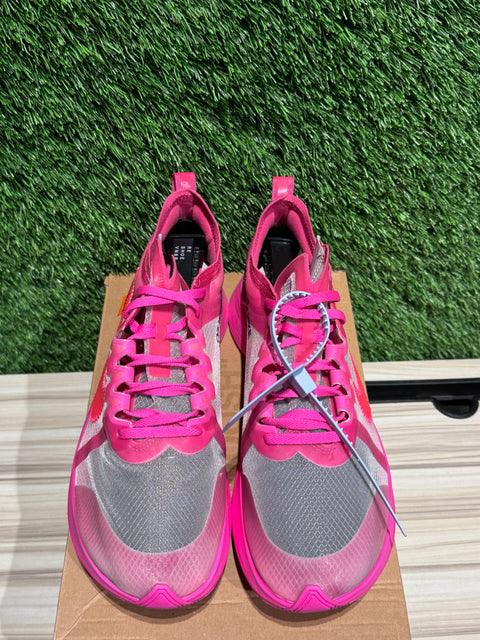 Nike Zoom Fly Off-White Pink Sz 9M