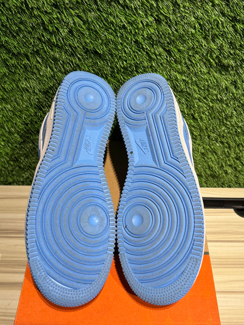 Nike Air Force 1 Low '07 Retro Color of the Month University Blue Sz 9M
