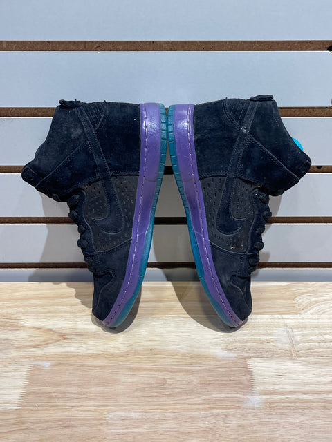 Nike SB Dunk High Black Grape Sz 8.5M