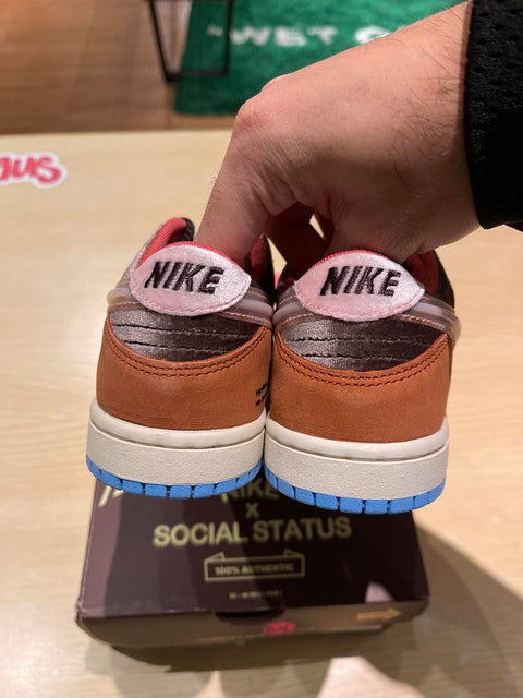 Nike Dunk Low Social Status Free Lunch Chocolate Milk (PS) Sz 2.5Y