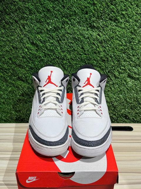 Jordan 3 Retro SE Fire Red Denim (2020) Sz 14