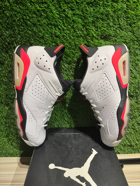 Jordan 6 Retro Low Infrared White Sz 11.5